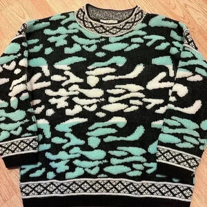 Alicia Petites‎ Long Sleeve Oversized Chunky Knit Sweater Size Small